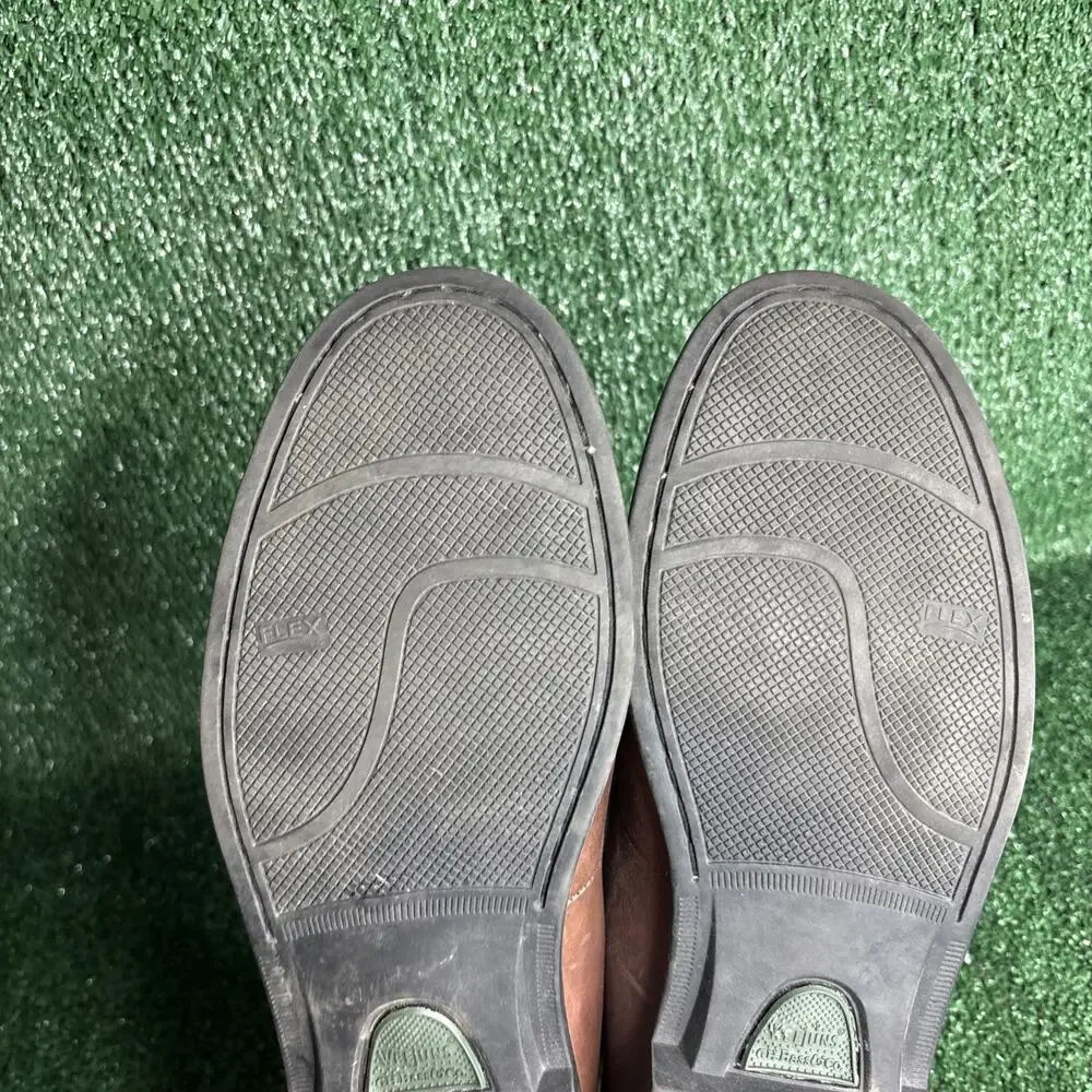 Weejuns Kiltie Tassel Loafer Mens 11.5 D Brown Leather Preppy Classic *See Pics*